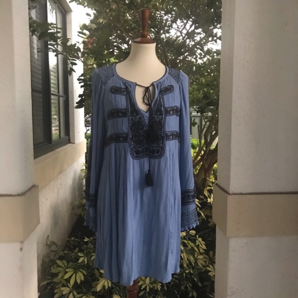 Free People Willow Wind Dress Tunic Dress Flowy 
Size small - Picture 3 of 6